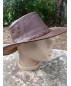 Каубойска шапка Естествена кожа Лукс Кафява