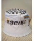 Бяла Детска лятна шапка Racing