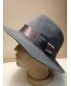 Дамска шапка Естествен филц Сива 59 см